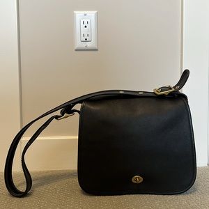 Vintage Black Coach Stewardess 9525